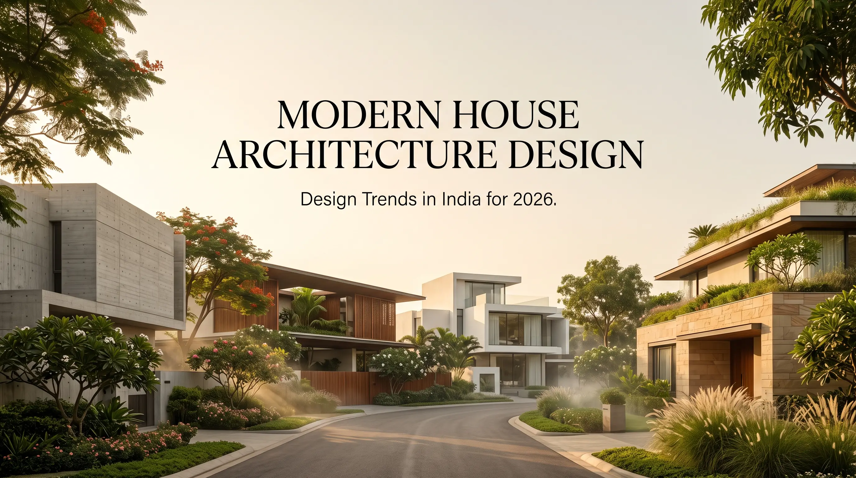 Modern House Architecture Design Trends in India for 2026