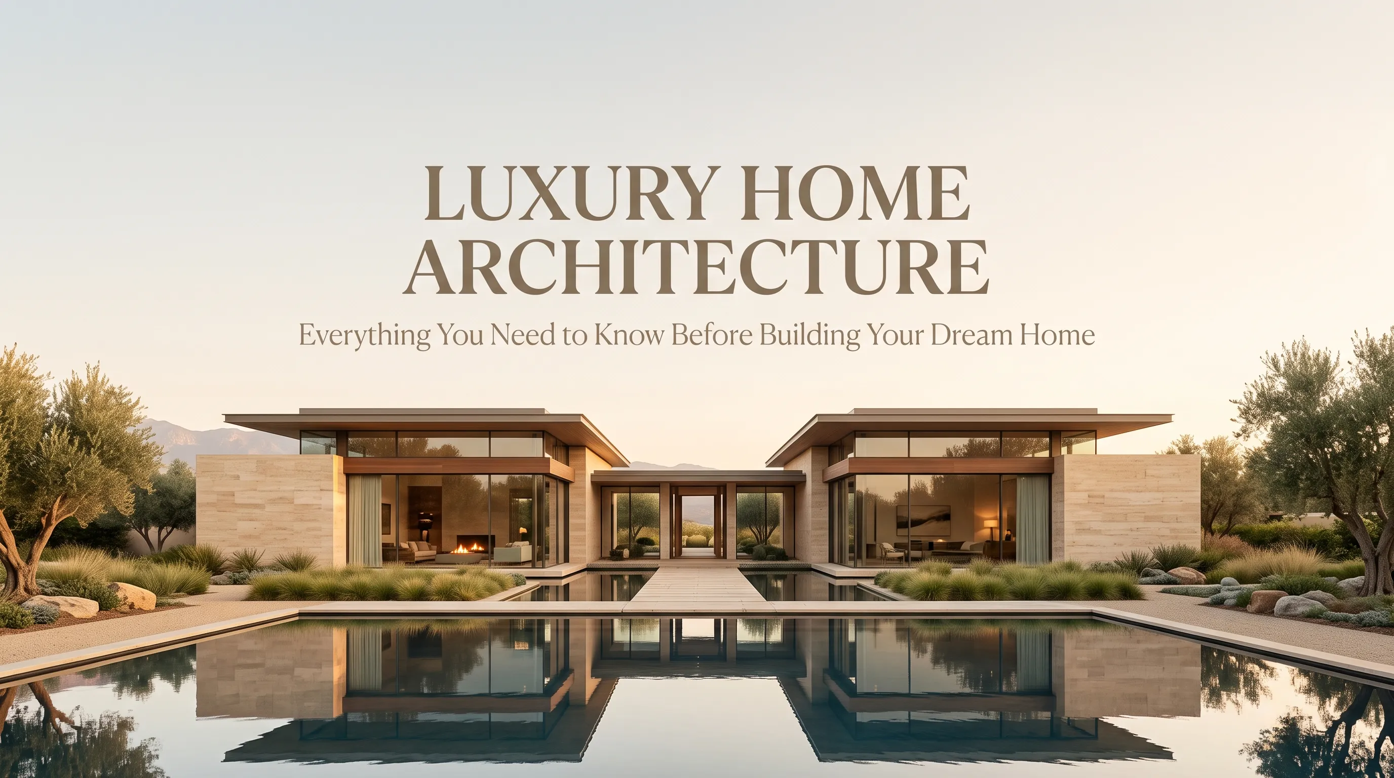 Luxury Home Architecture: Everything You Need to Know Before Building Your Dream Home