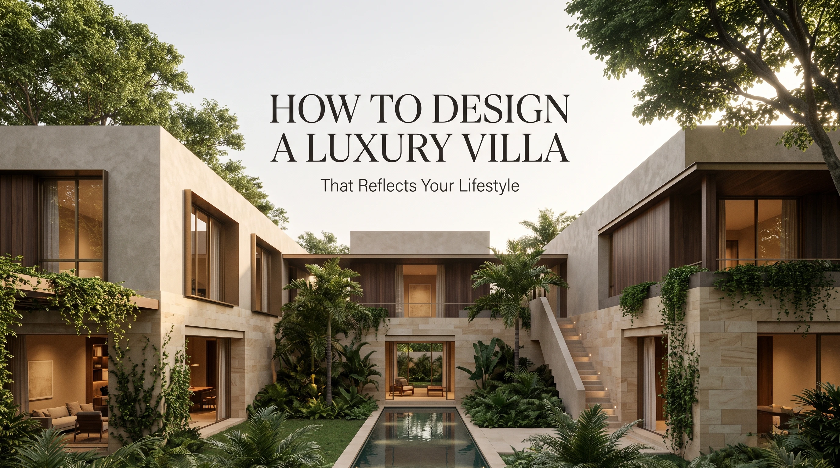 How to Design a Luxury Villa That Reflects Your Lifestyle