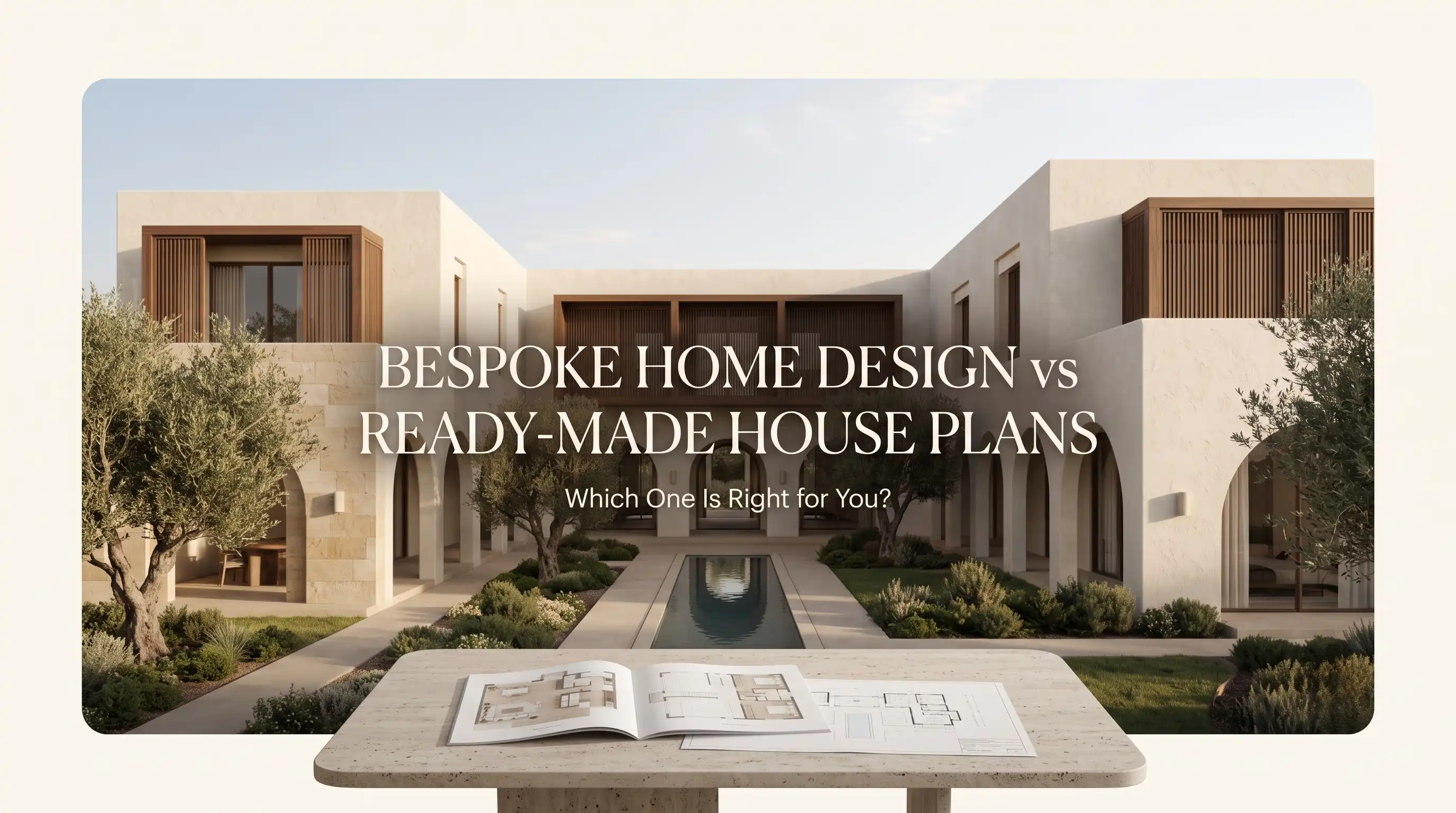 Bespoke Home Design vs Ready-Made House Plans: Which One Is Right for You?
