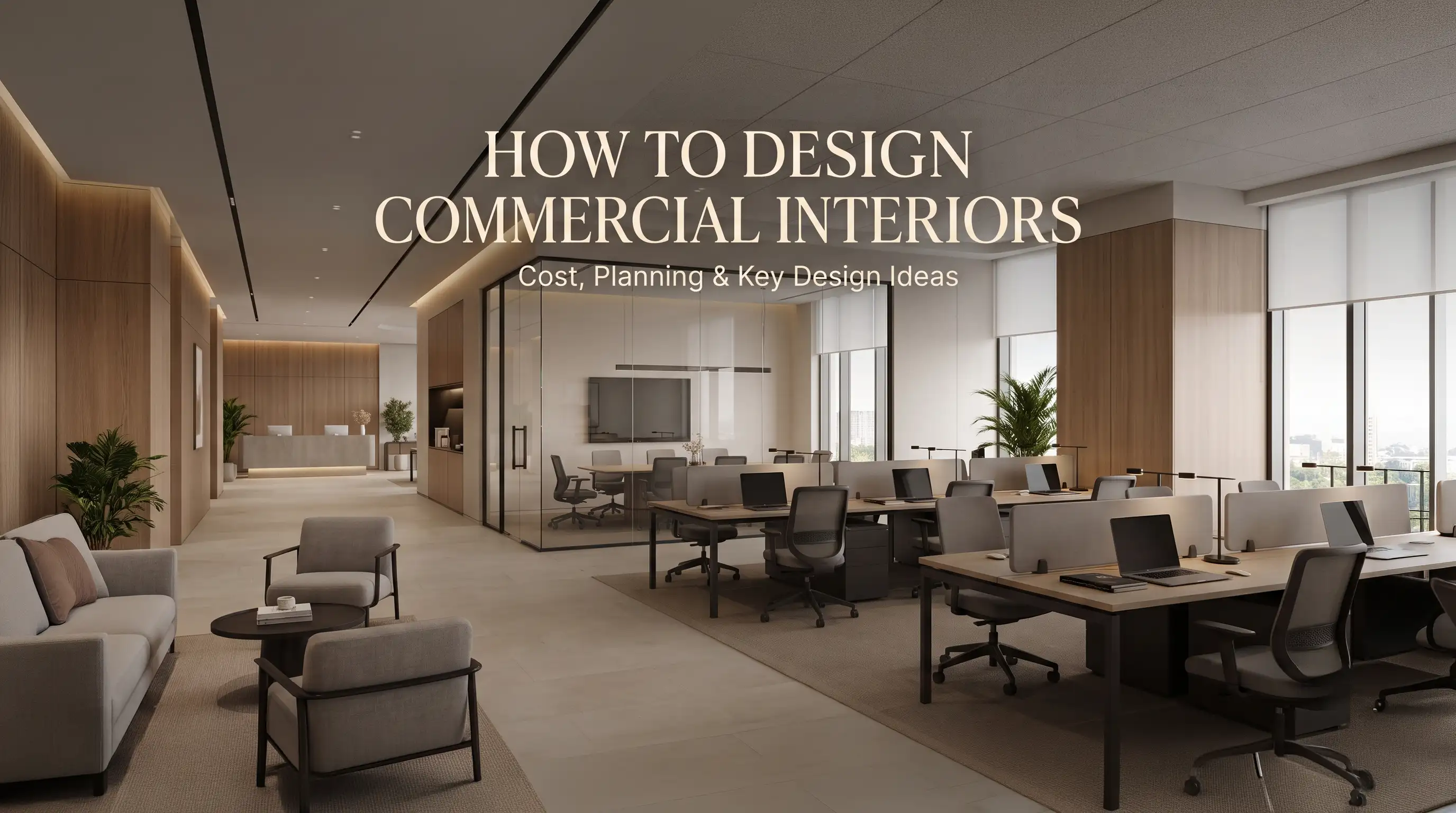 How to Design Commercial Interiors: Cost, Planning & Key Design Ideas