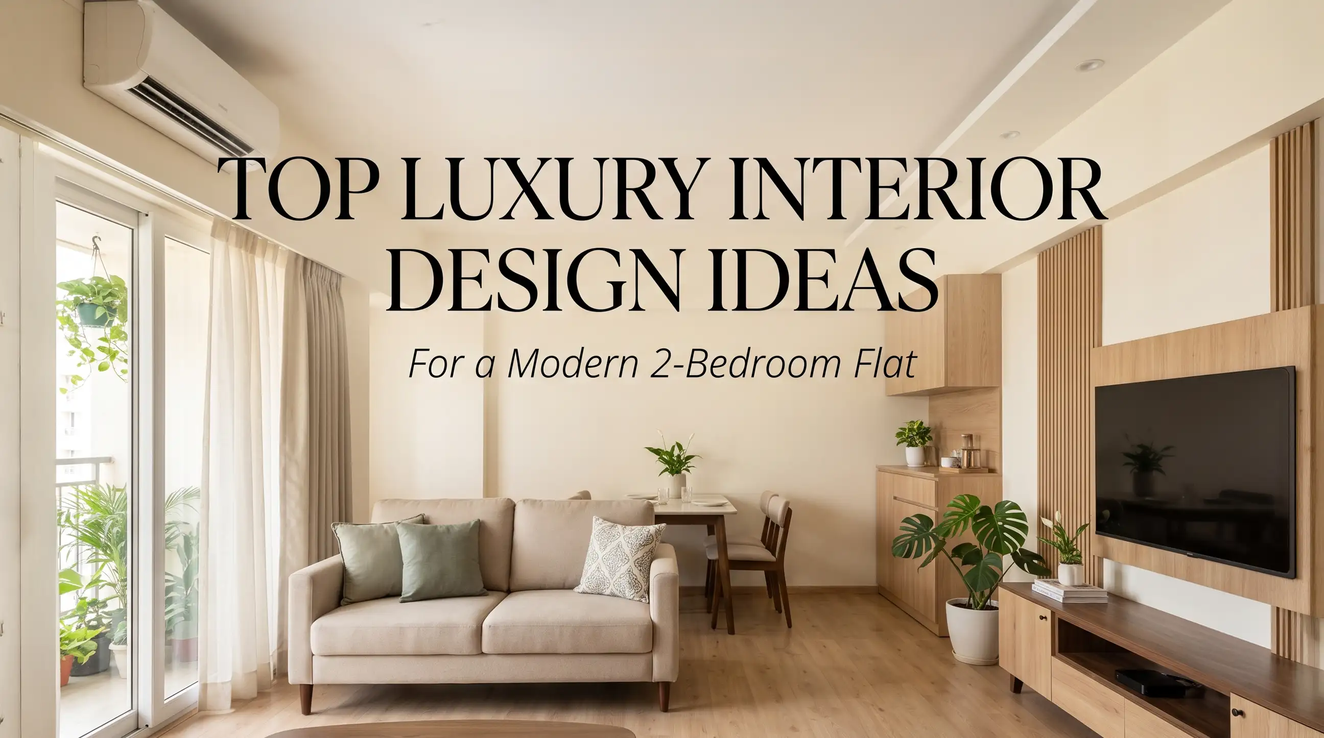 Top Luxury Interior Design Ideas for a Modern 2-Bedroom Flat